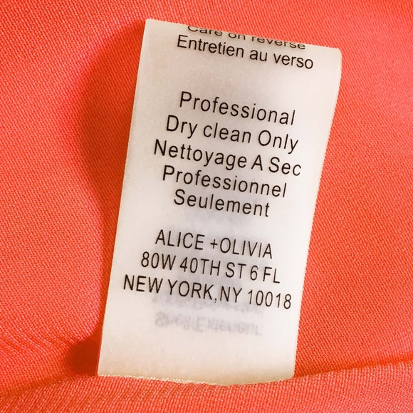 ALICE + OLIVIA Bright Coral Pleated Skirt - Picture 10 of 11